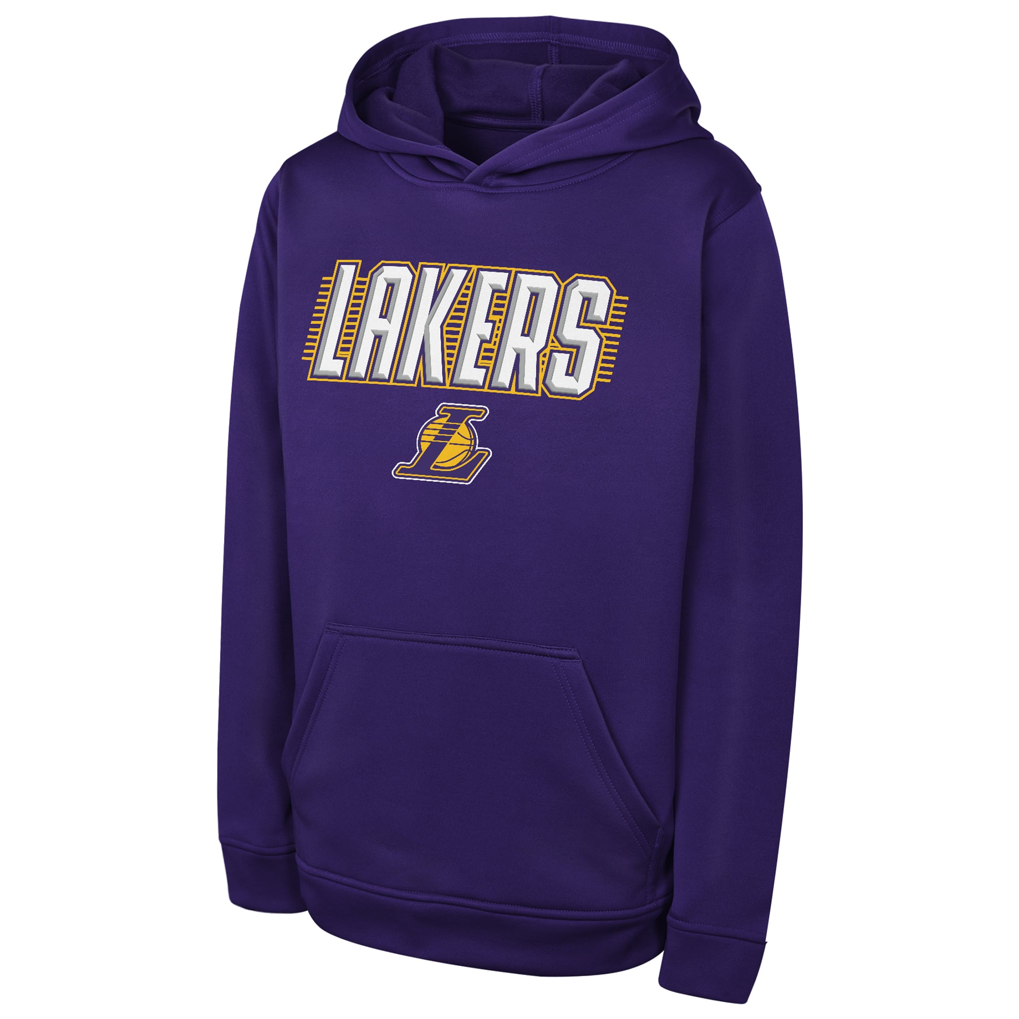 Sweat à capuche Youth Outerstuff violet Los Angeles Lakers Sack Party Performance