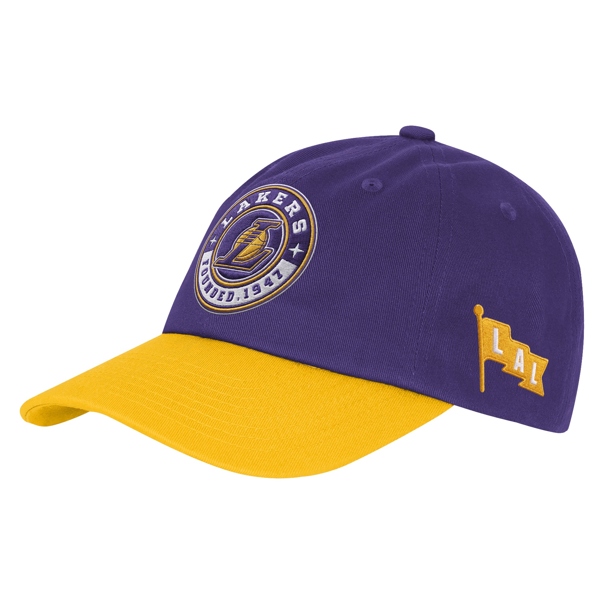 Youth Outerstuff  Purple/Gold Los Angeles Lakers Honor Dad Adjustable Hat