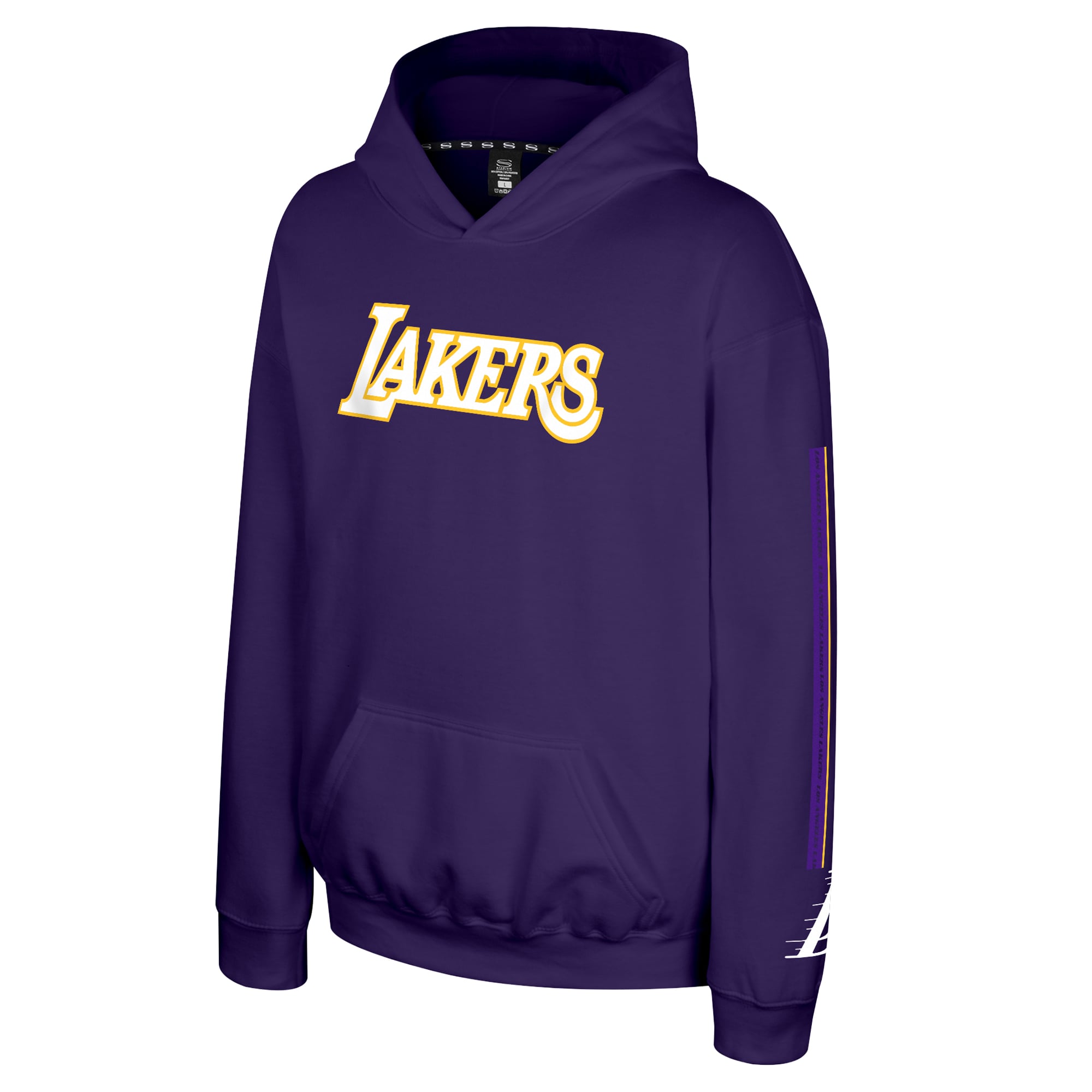 Youth Stadium Essentials Purple Los Angeles Lakers Legends City Star Hoodie
