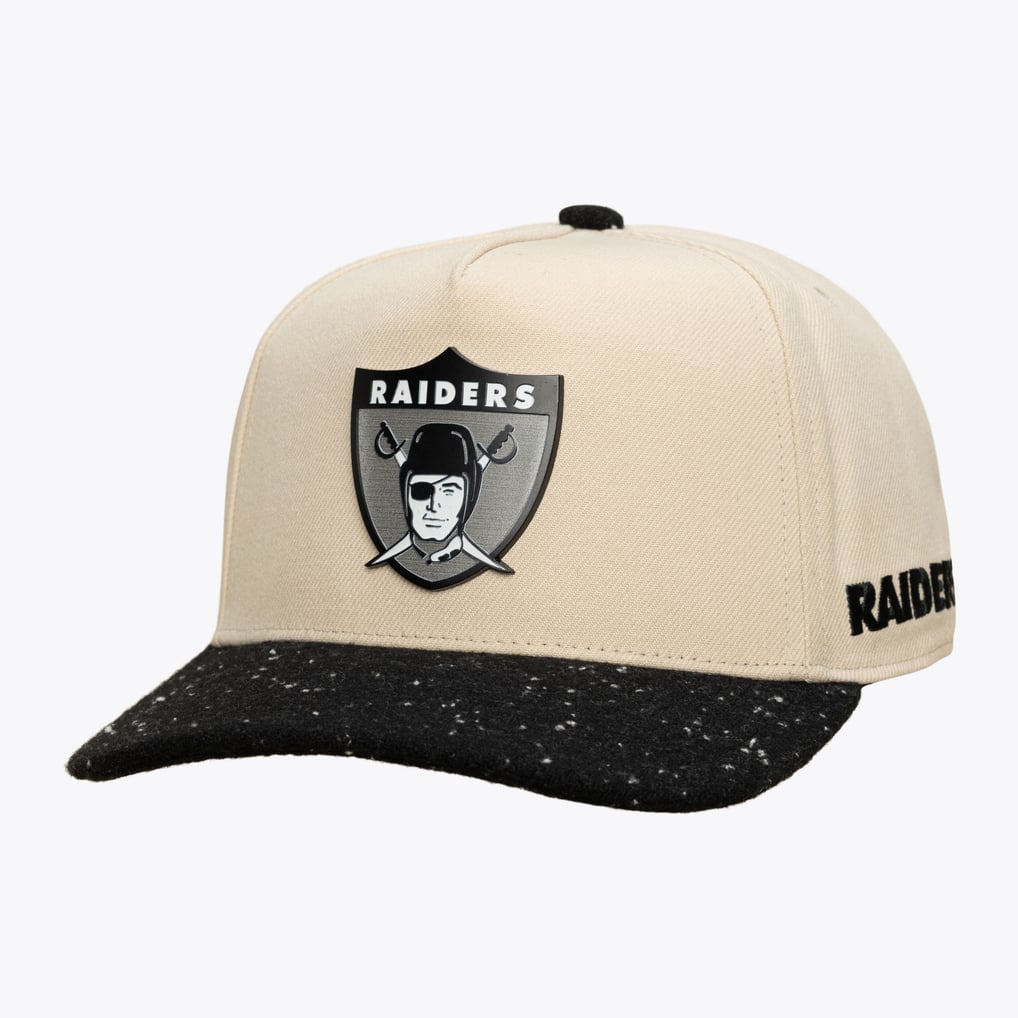Los Angeles Raiders Cookies & Cream Pro Pinch Snapback Hat