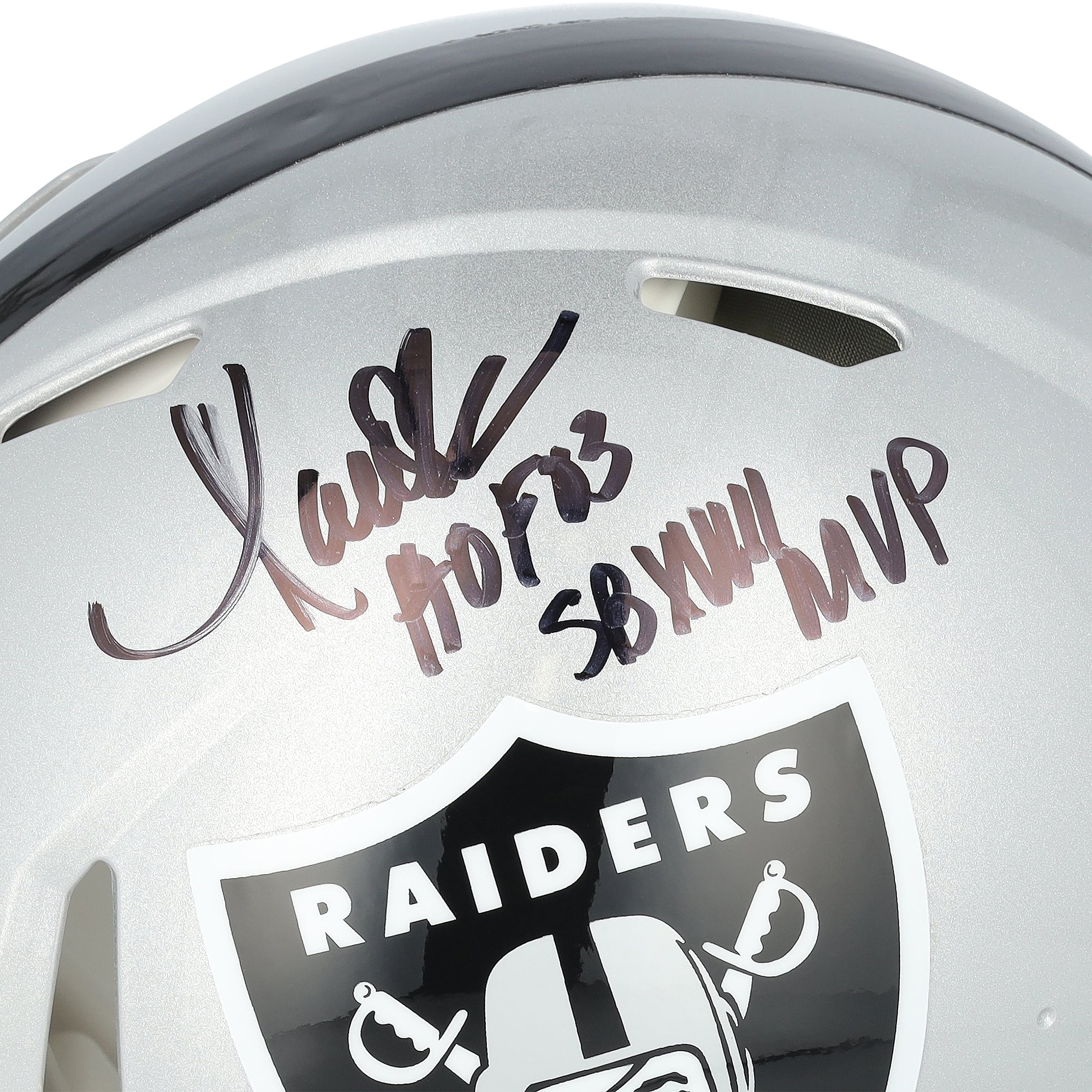 Marcus Allen Los Angeles Raiders Autographed Riddell Speed Authentic Helmet with Multiple Inscriptions