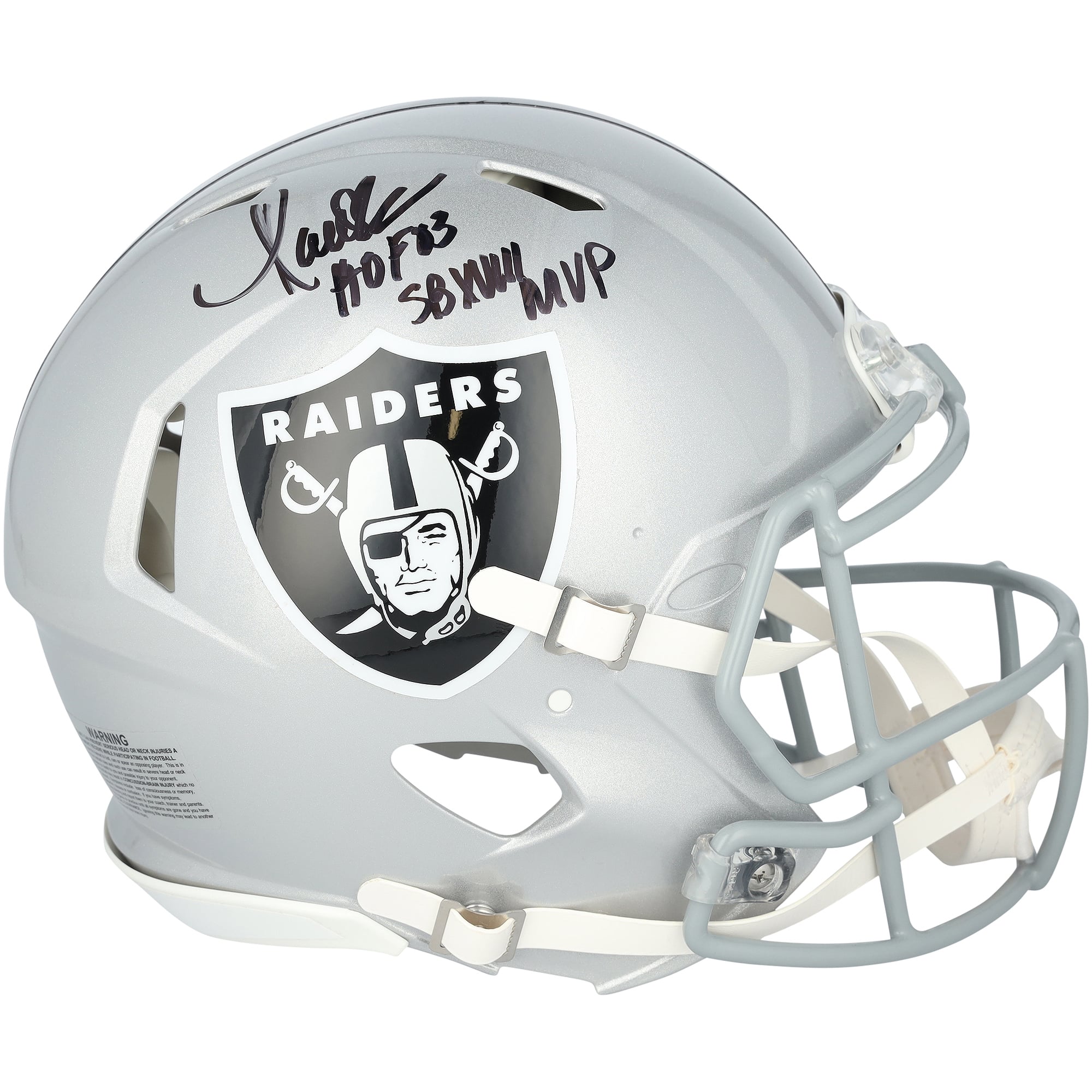 Marcus Allen Los Angeles Raiders Autographed Riddell Speed Authentic Helmet with Multiple Inscriptions