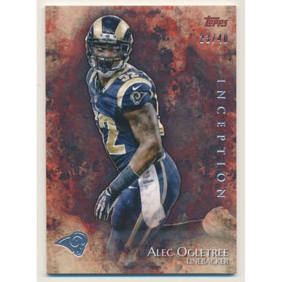 2014 Topps Inception Orange #100 Alec Ogletree