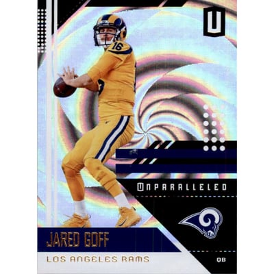 2018 Panini Unparalleled Whirl #101 Jared Goff