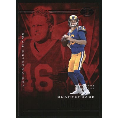 2020 Panini Illusions Ruby #71 Jared Goff