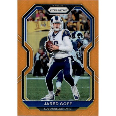 2020 Panini Prizm Prizms Orange #275 Jared Goff