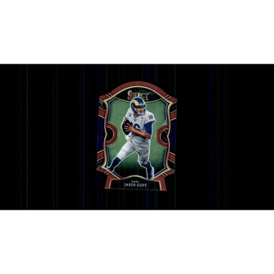 2020 Select Prizm Maroon Die Cut #13 Jared Goff