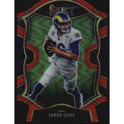 2020 Select Prizm Orange Die Cut #13 Jared Goff