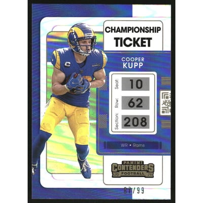 2021 Panini Contenders Championship Ticket #55 Cooper Kupp