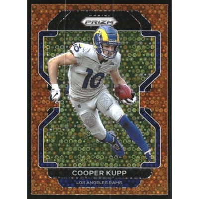 2021 Panini Prizm Prizms Orange Disco #63 Cooper Kupp