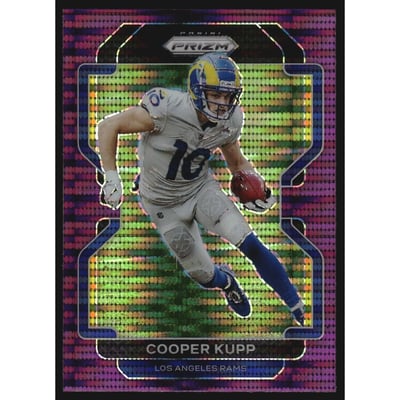 2021 Panini Prizm Prizms Purple Pulsar #63 Cooper Kupp