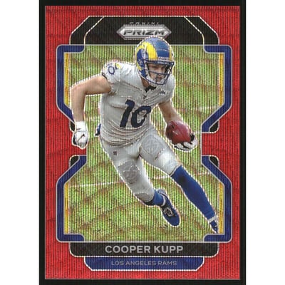 2021 Panini Prizm Prizms Red Wave #63 Cooper Kupp