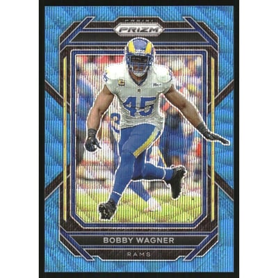 2022 Panini Prizm Prizms Blue Wave #166 Bobby Wagner