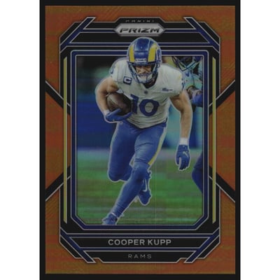 2022 Panini Prizm Prizms Orange #162 Cooper Kupp