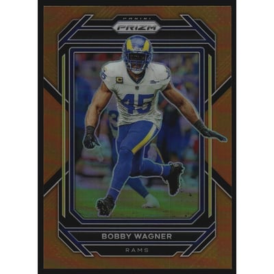 2022 Panini Prizm Prizms Orange #166 Bobby Wagner