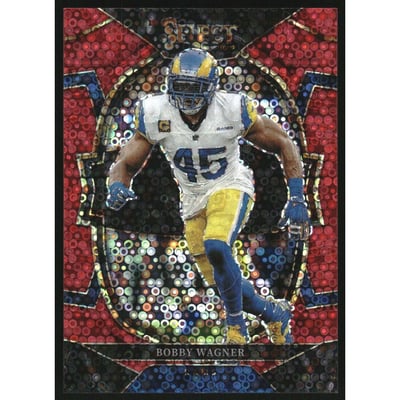 2022 Select Prizm Red Disco #7 Bobby Wagner