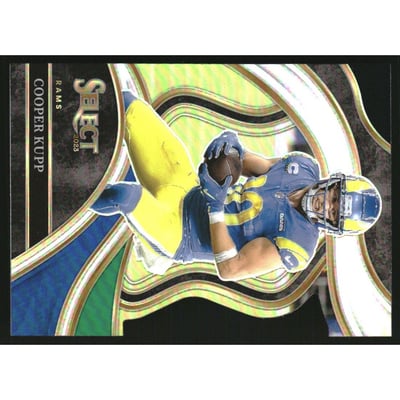 2023 Select Prizm Black and Green Die Cut #284 Cooper Kupp