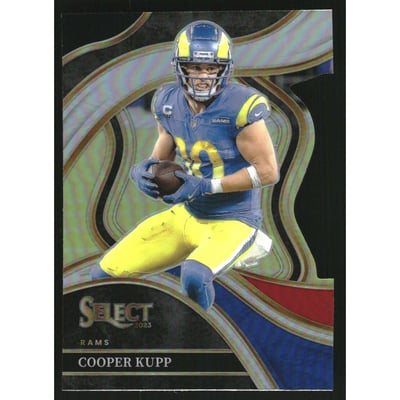 2023 Select Prizm Black and Red Die Cut #284 Cooper Kupp