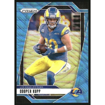 2024 Panini Prizm Prizms Blue Wave #169 Cooper Kupp
