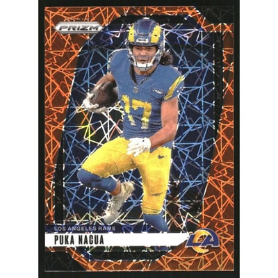 2024 Panini Prizm Prizms Lazer #168 Puka Nacua