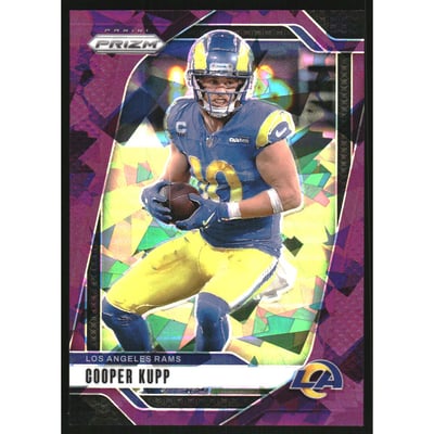 2024 Panini Prizm Prizms Purple Ice #169 Cooper Kupp