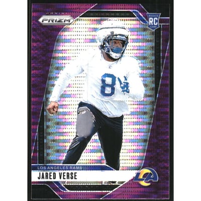 2024 Panini Prizm Prizms Purple Pulsar #341 Jared Verse