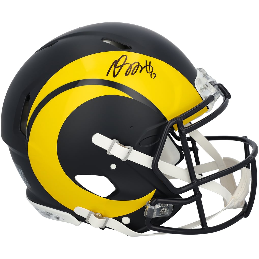 Davante Adams Los Angeles Rams Autographed Fanatics Authentic Riddell ...