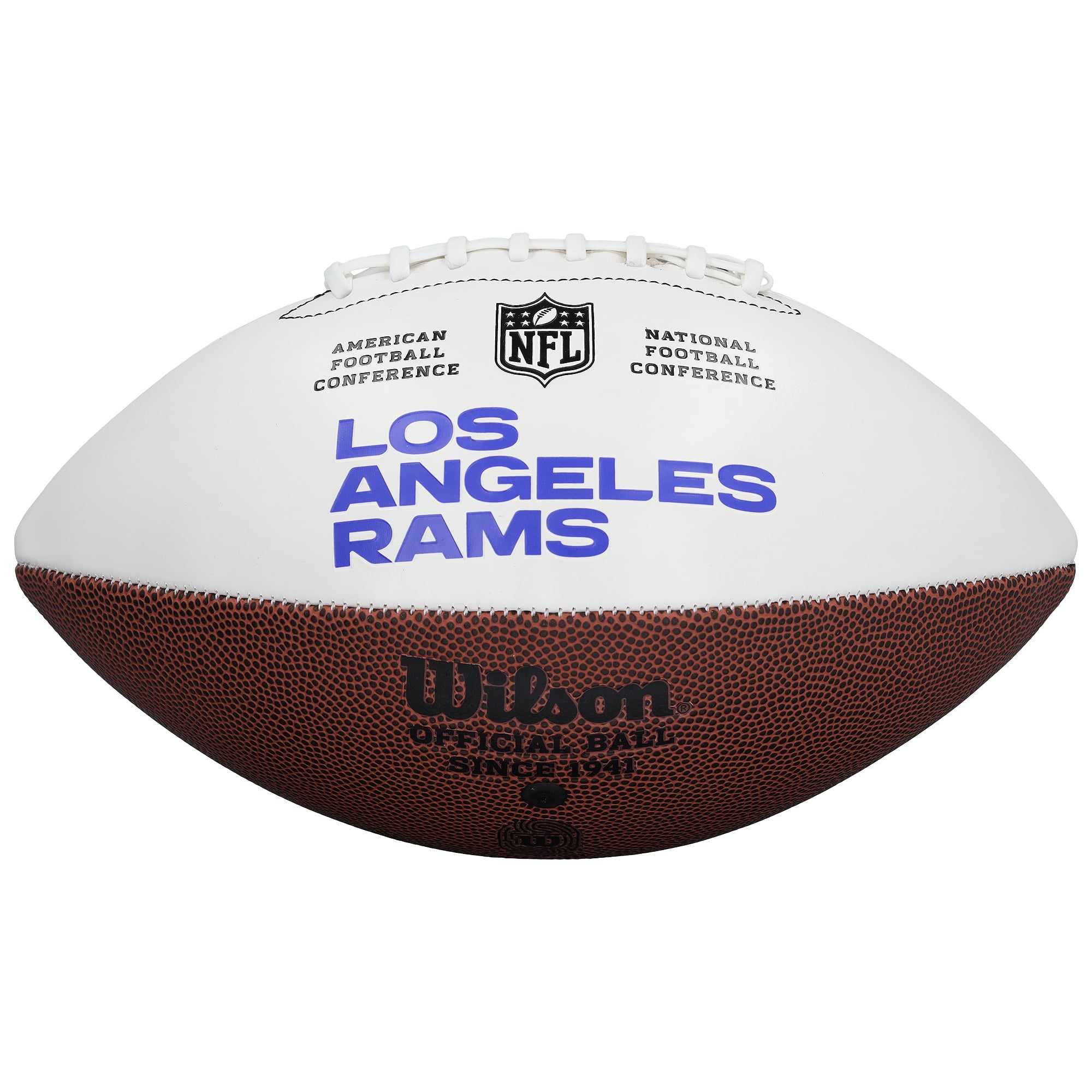 Davante Adams Los Angeles Rams Autographed Wilson White Panel Football