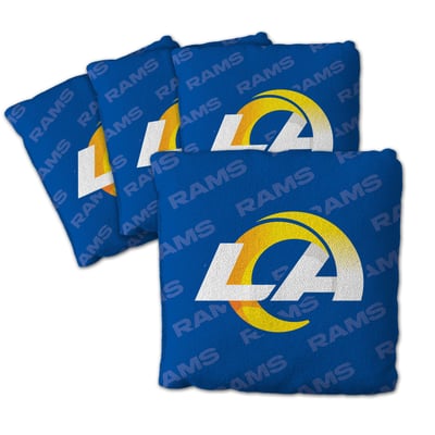 Los Angeles Rams Fanpoint Four-Piece Cornhole Bag Set