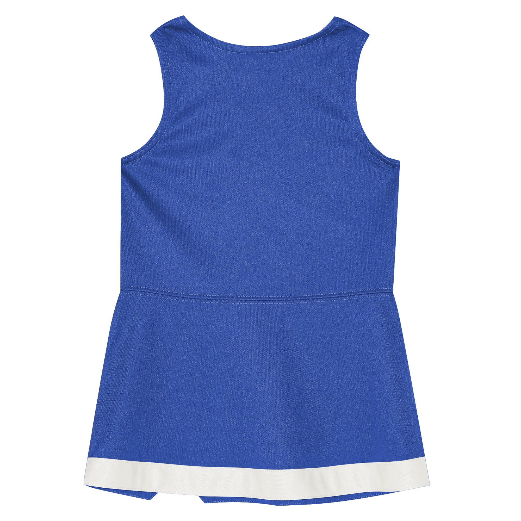 Girls Preschool Royal Los Angeles Rams Two-Piece Cheer Captain Jumper Dress with Bloomers Set