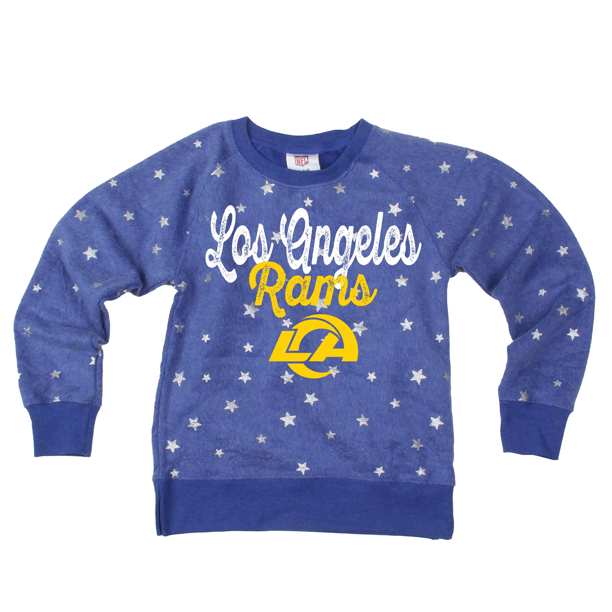 Sweat-shirt à capuche réversible Wes & Willy Royal Los Angeles Rams pour filles