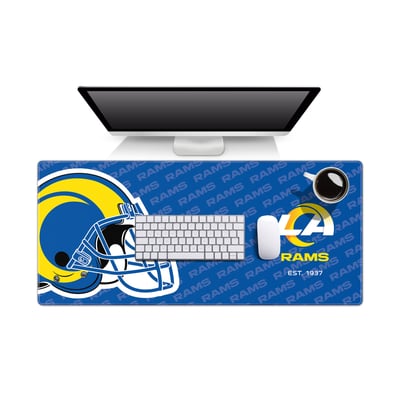 Los Angeles Rams IDNA 15.7" x 35.4" Logo Series Desk Pad