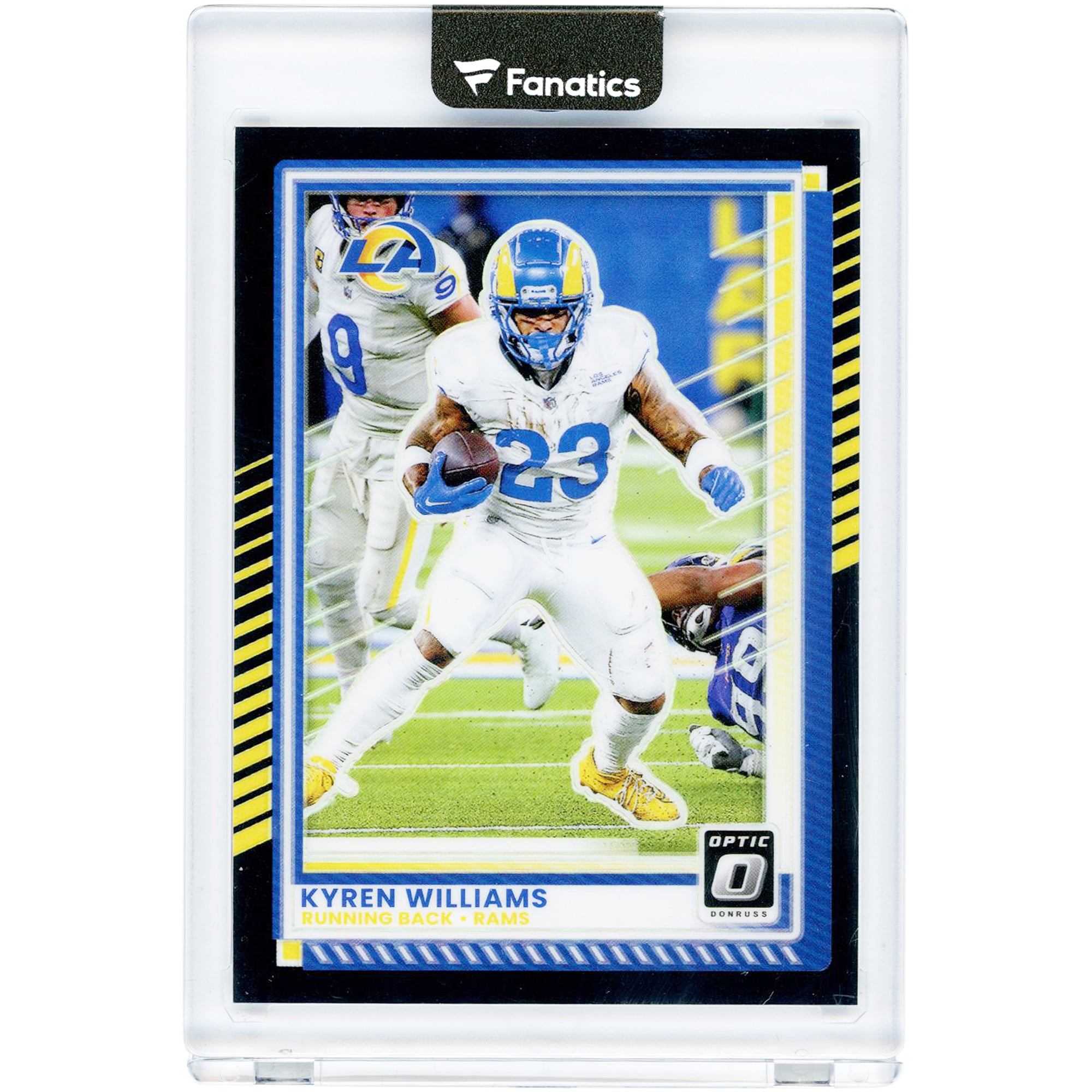 Kyren Williams Los Angeles Rams 2025 Panini Donruss Optic Black Prizm #105 #1/1 Card