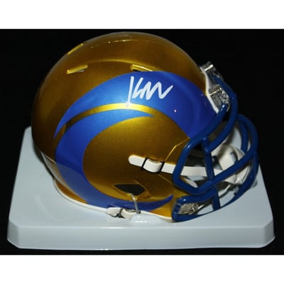 LA Rams Riddell Flash Mini Football Helmet – NFL Collectible