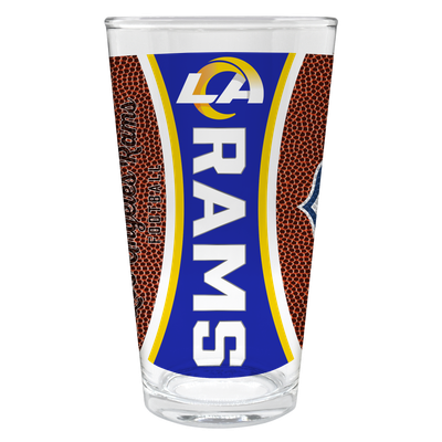 Los Angeles Rams 16oz. Game Ball Pint Glass
