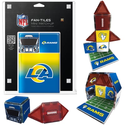 Los Angeles Rams 17-Piece Fan Tile Set