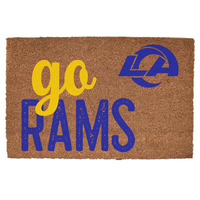 Los Angeles Rams 20" x 30" Go Team Coir Door Mat
