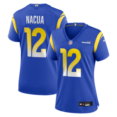 Los Angeles Rams Nike Game Home Jersey - Royal - Puka Nacua - Womens