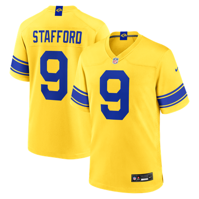 Camiseta Nike Game Secondario de la 3ª equipación del Los Angeles Rams - Matthew Stafford - Hombre