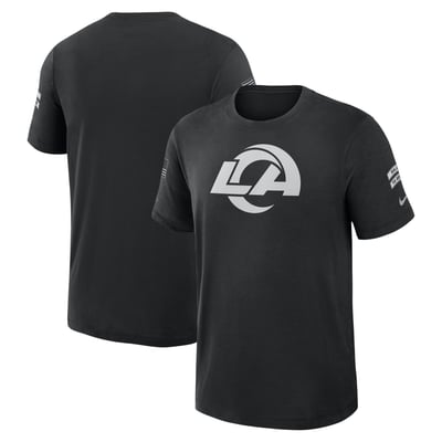Camiseta de manga corta de tejido slub Nike Salute To Service del Los Angeles Rams - Hombre