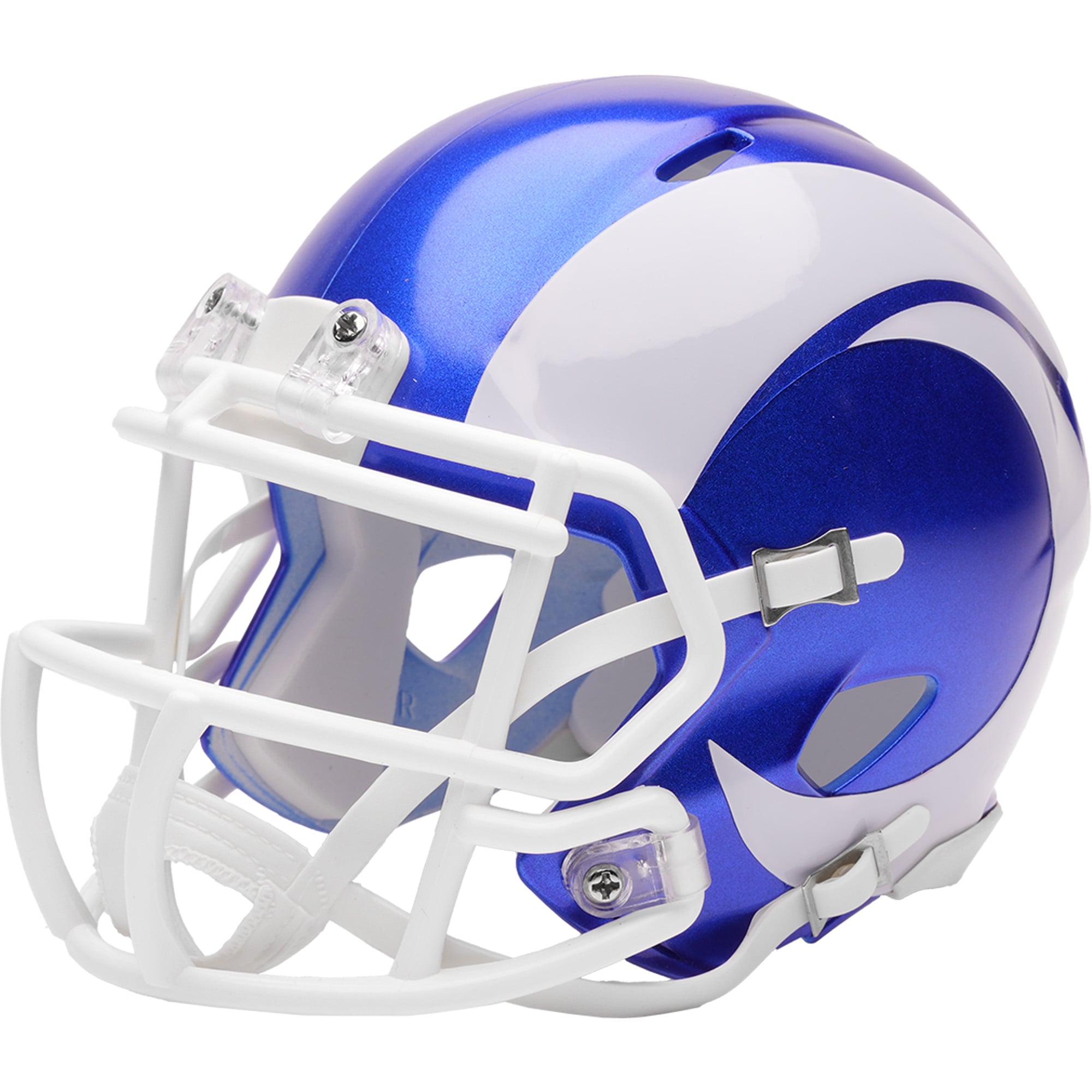 Casque miniature alternatif Fearsome White des Rams de Los Angeles