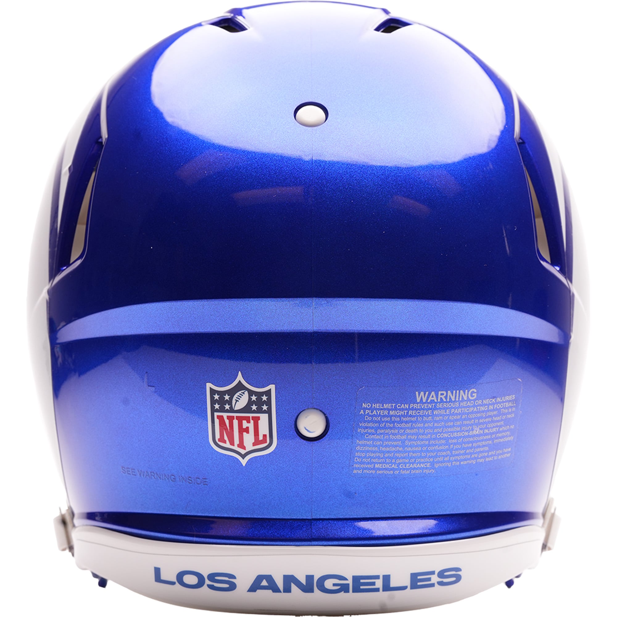 Casque authentique alternatif de vitesse des Rams de Los Angeles 2026 Riddell
