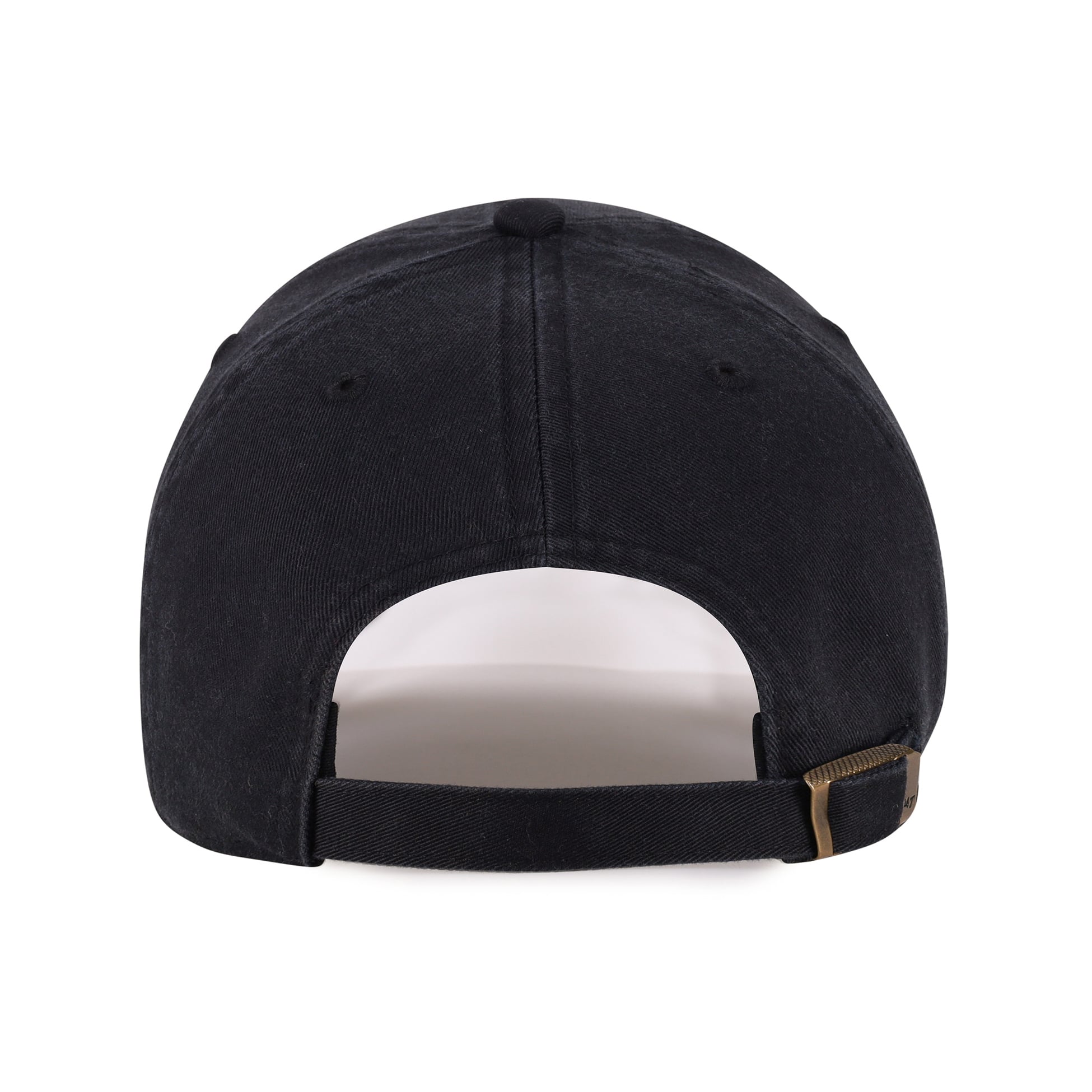 Men's '47 Black Los Angeles Rams Tonal Clean Up Adjustable Hat