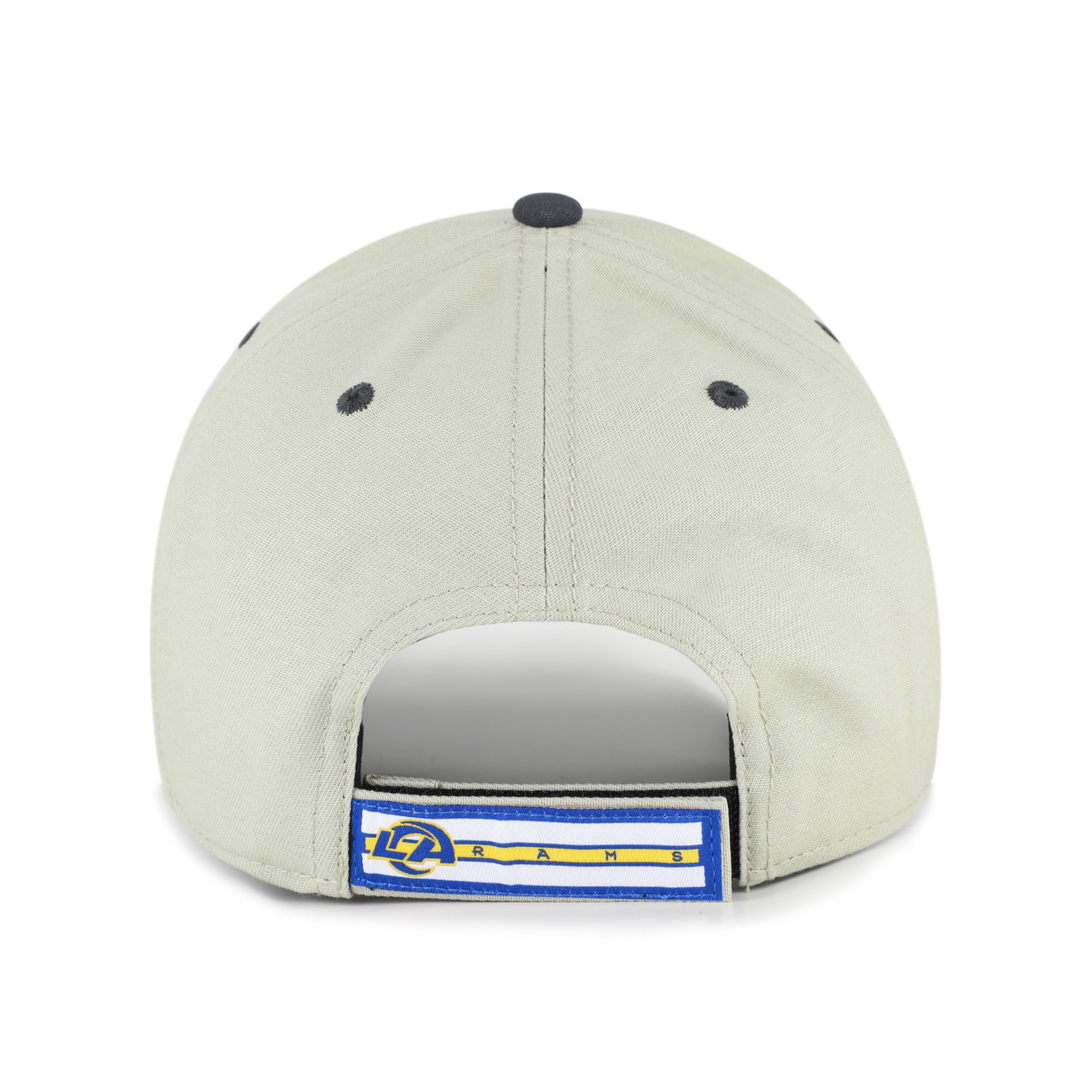 Casquette ajustable pour homme « 47 » grise/noire Los Angeles Rams, inscription demi-bloc MVP