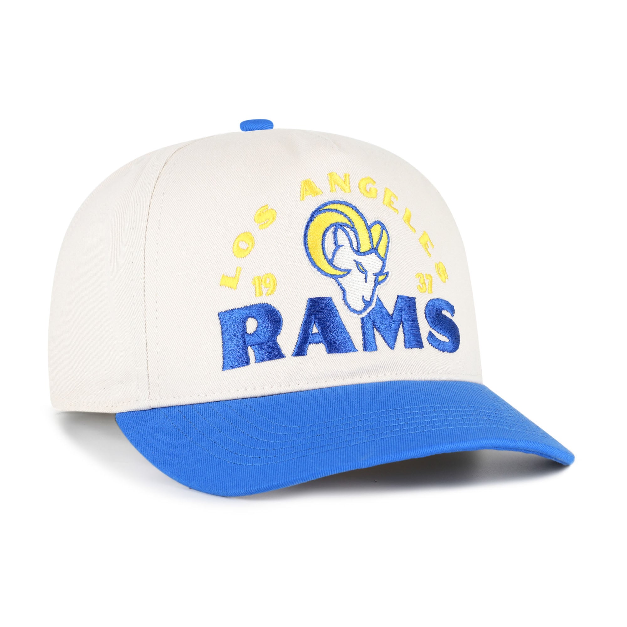 Men's '47 Natural Los Angeles Rams Arcitext Hitch Adjustable Hat