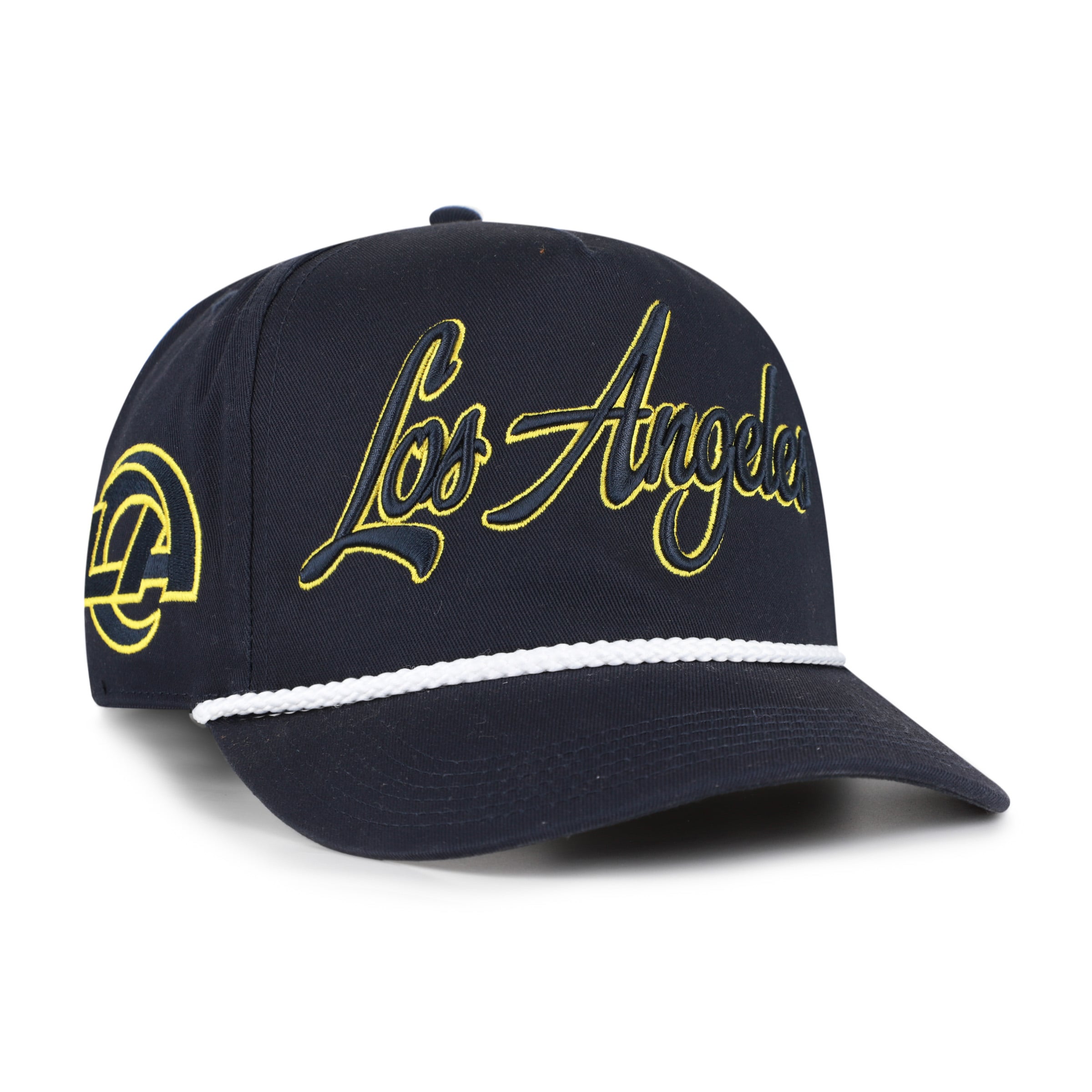 Men's '47  Navy Los Angeles Rams Rivalries Collection Overhand Hitch Adjustable Hat