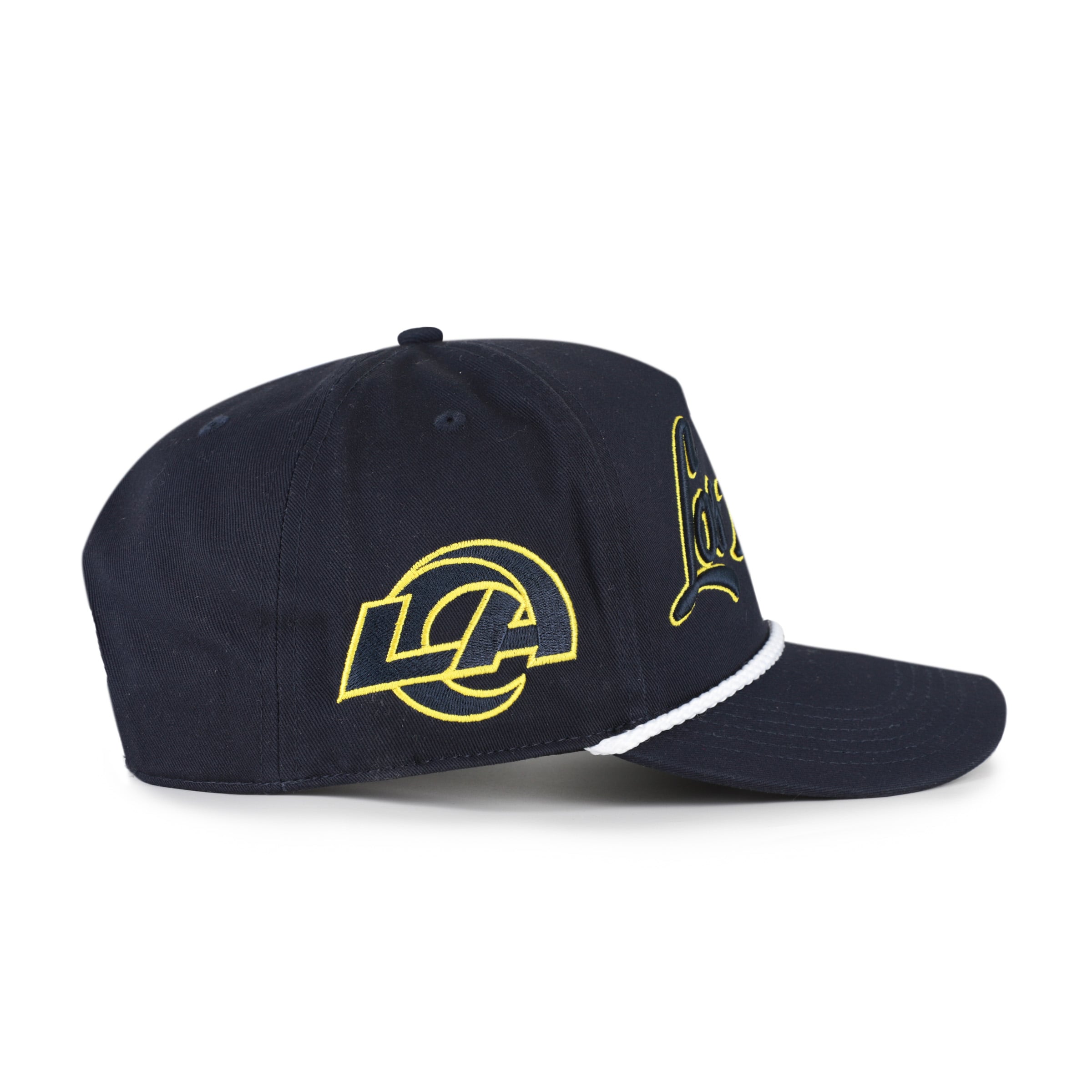 Men's '47  Navy Los Angeles Rams Rivalries Collection Overhand Hitch Adjustable Hat
