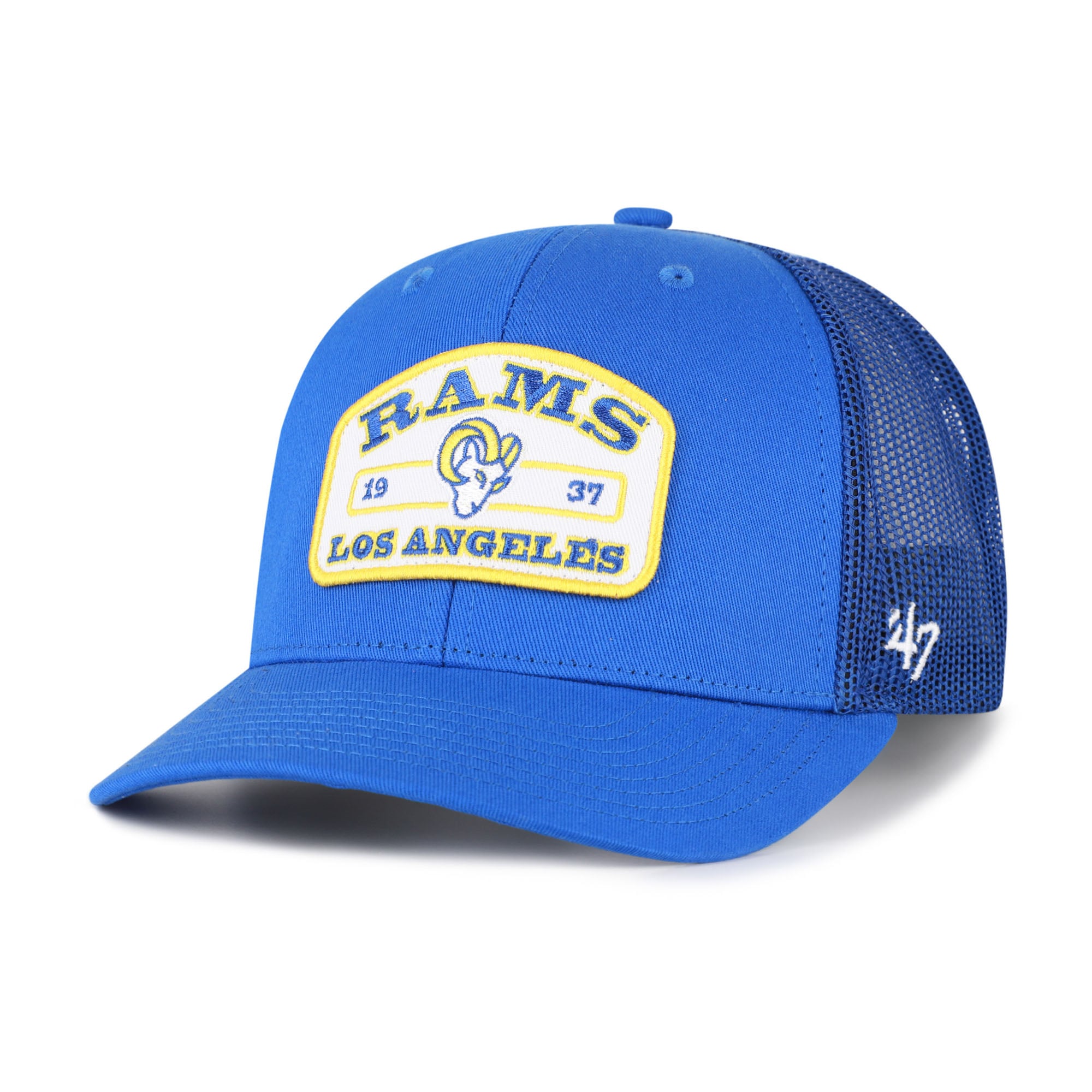 Casquette trucker ajustable pour homme '47 Royal Los Angeles Rams Roadway