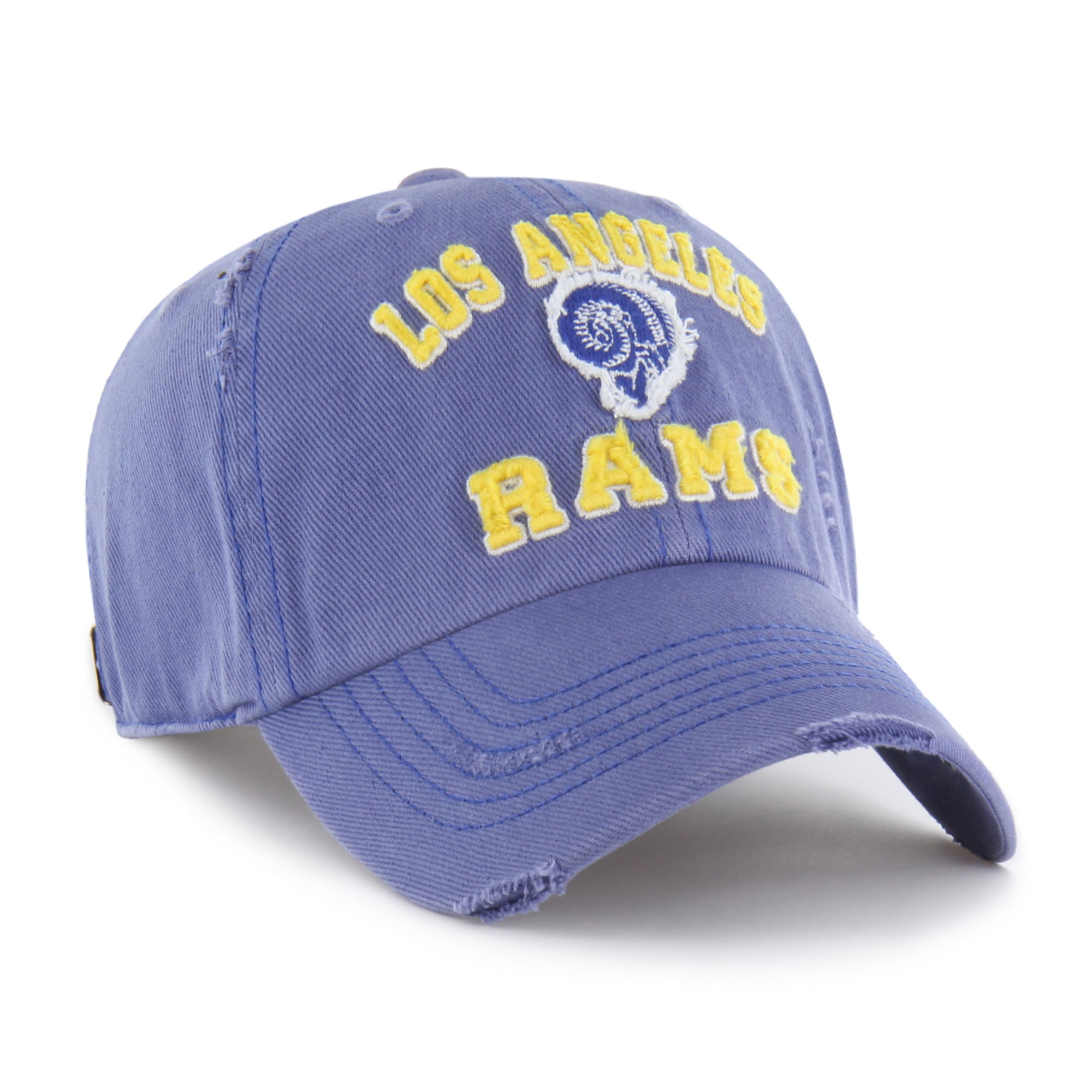 Men's '47 Royal Los Angeles Rams Seymoore Clean Up Adjustable Hat