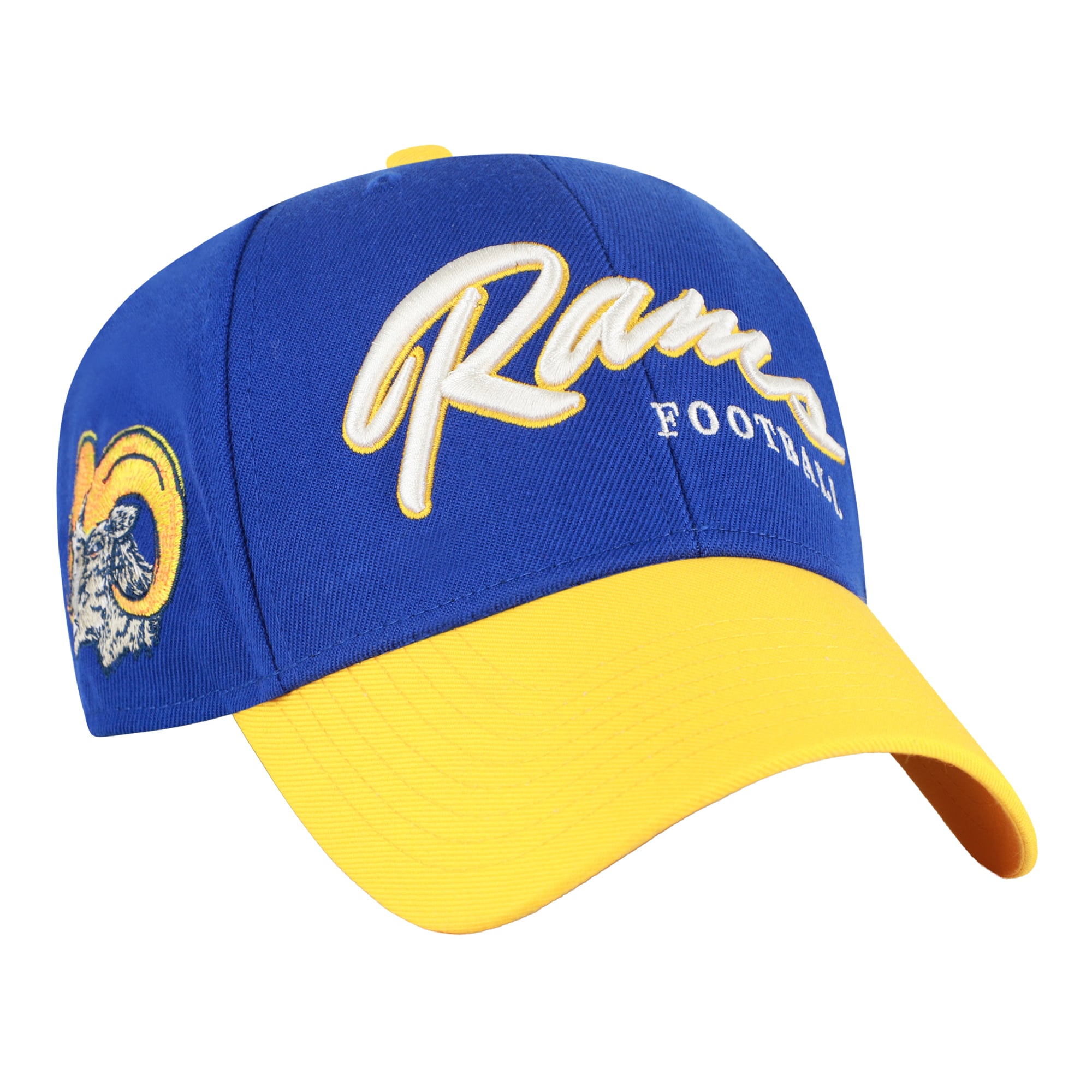 Casquette ajustable rétro MVP des Rams de Los Angeles, modèle 47 Royal, pour homme